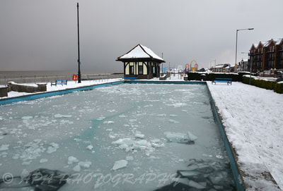 Frozen boating pond - Feb 28th 2018